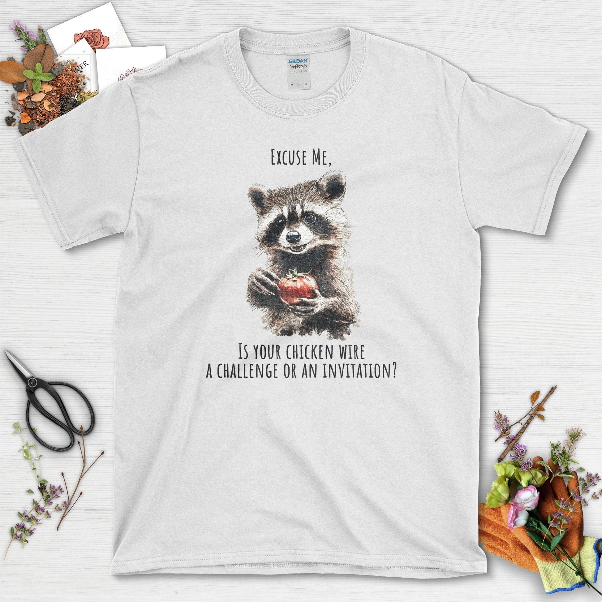 Chicken Wire Challenge or Invitation T-Shirt White / S T-Shirt