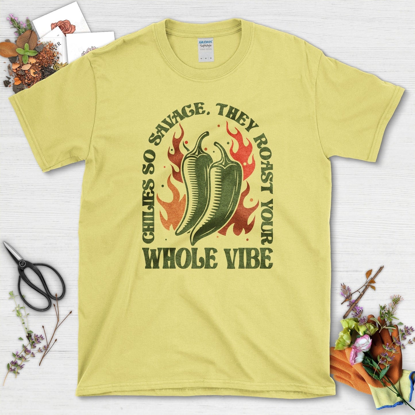 Chiles So Savage T-Shirt Cornsilk / M Physical Item