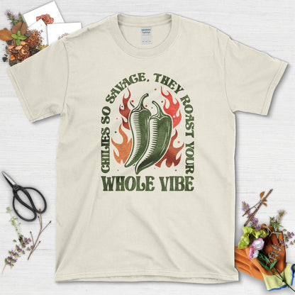Chiles So Savage T-Shirt Natural / M Physical Item