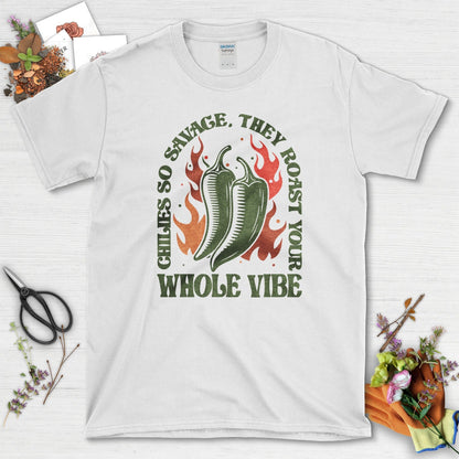 Chiles So Savage T-Shirt White / M Physical Item