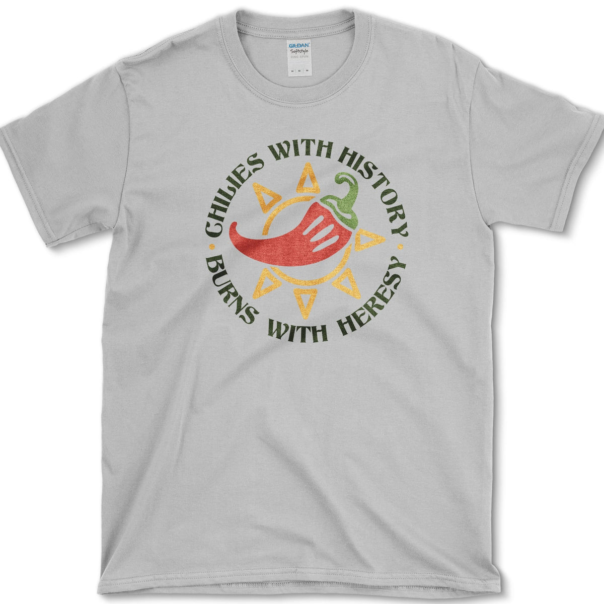 Chili With History T-Shirt Sport Grey / S Essential Tees