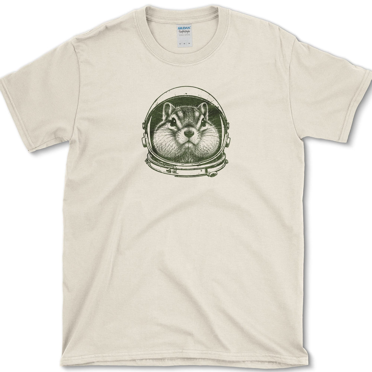 Chipmunk Astronaut T-Shirt Natural / S Essential Tees