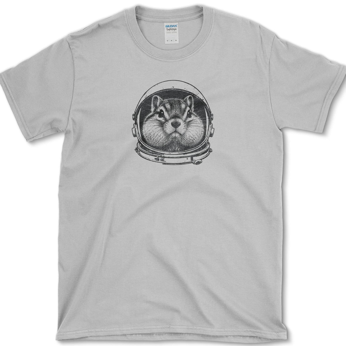 Chipmunk Astronaut T-Shirt Sport Grey / S Essential Tees