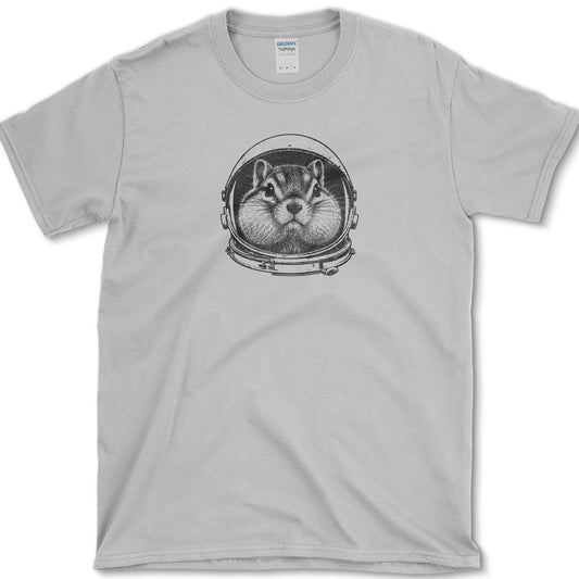 Chipmunk Astronaut T-Shirt Sport Grey / S Essential Tees