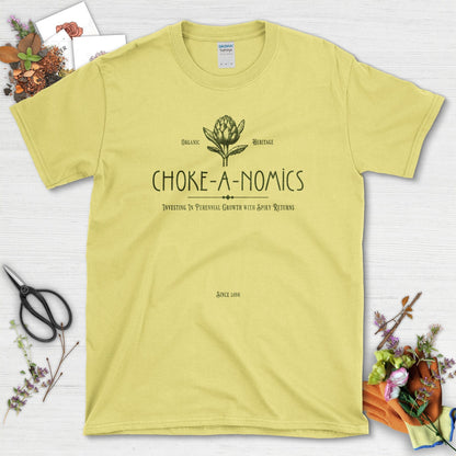 Choke-A-Nomics T-Shirt Cornsilk / S Physical Item