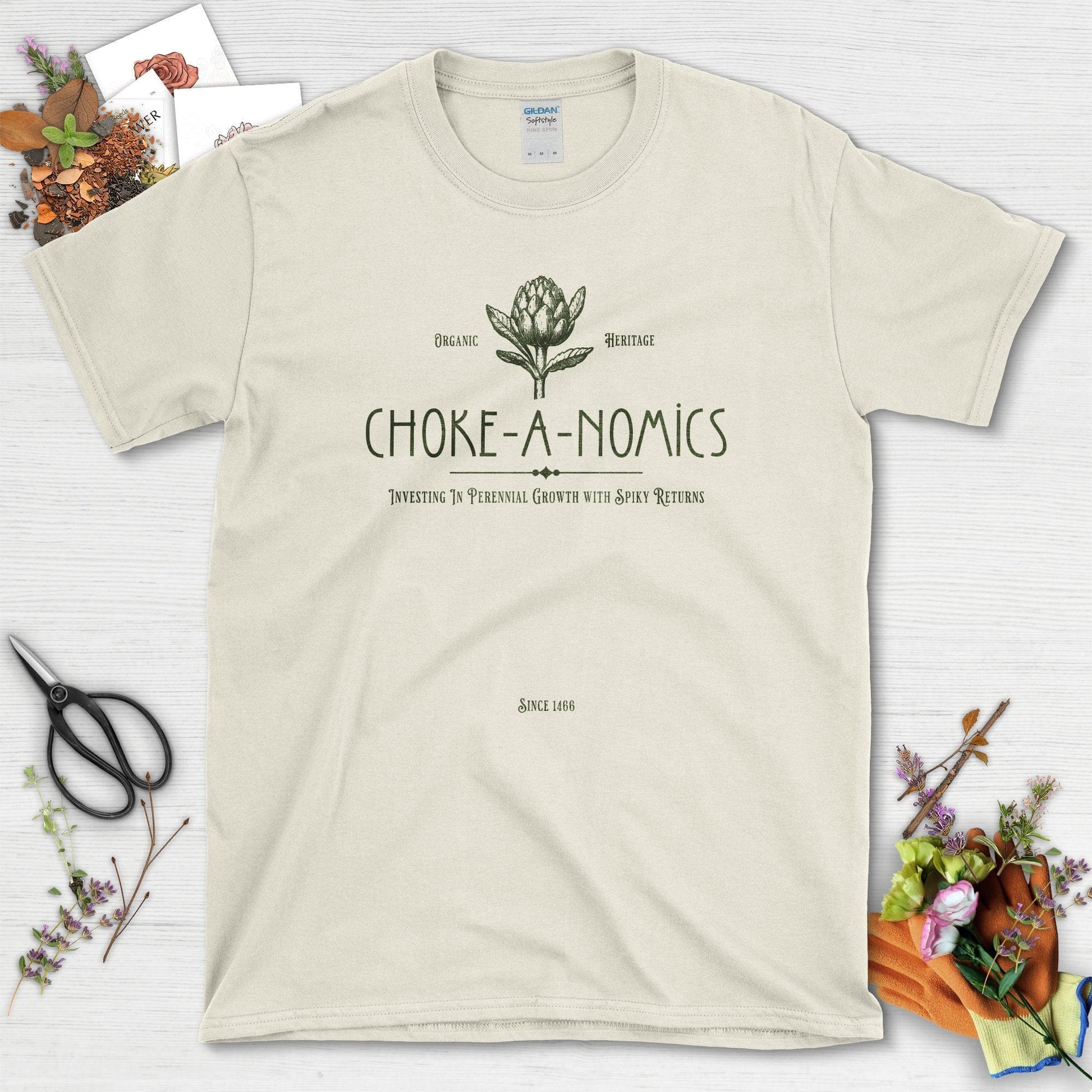 Choke-A-Nomics T-Shirt Natural / S Physical Item
