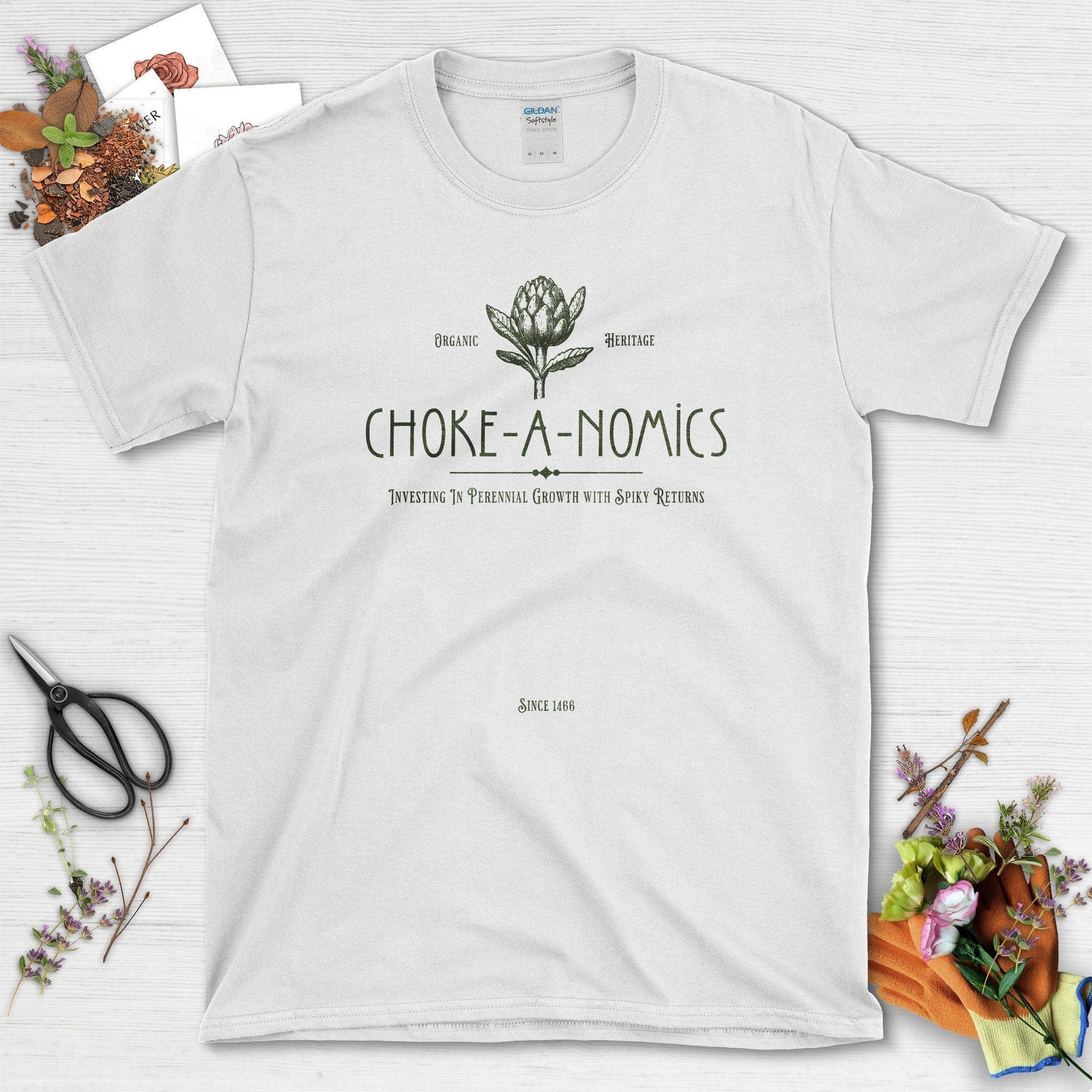 Choke-A-Nomics T-Shirt White / S Physical Item