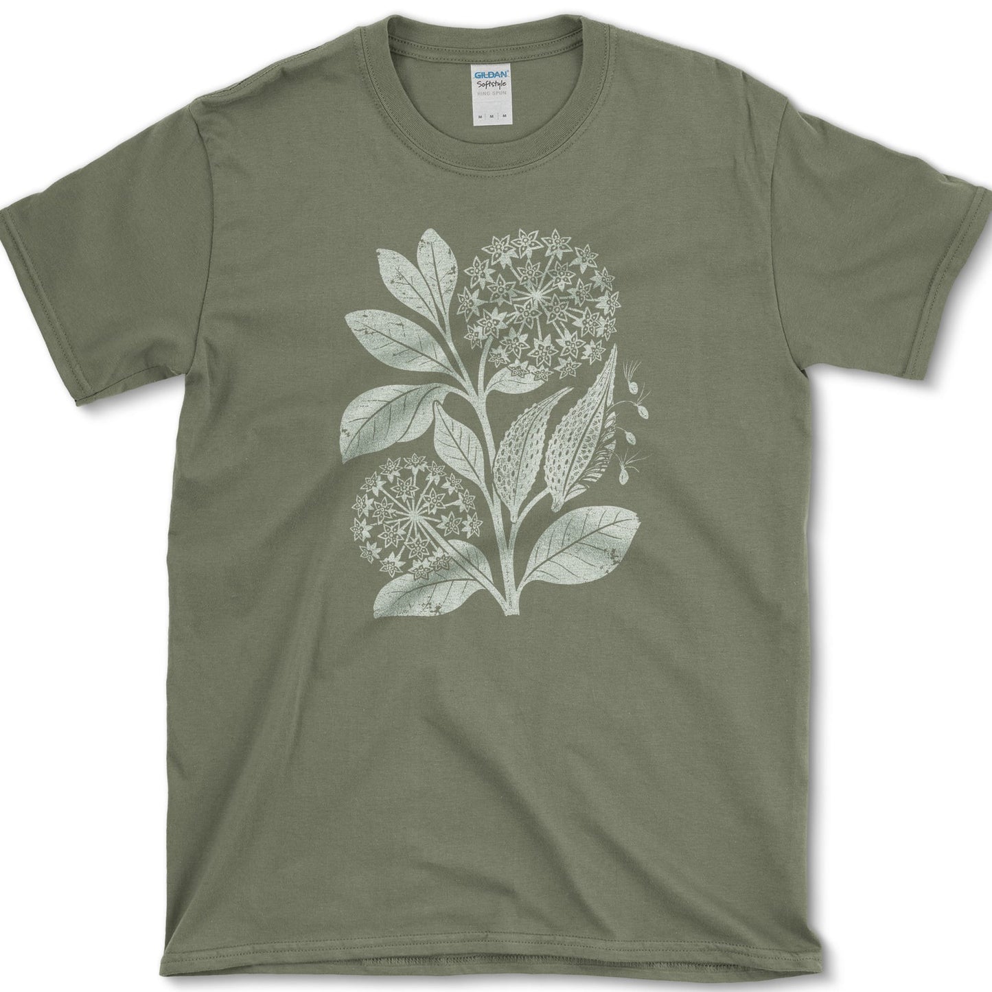 Common Milkweed T-Shirt S / Military Green Essential Tees