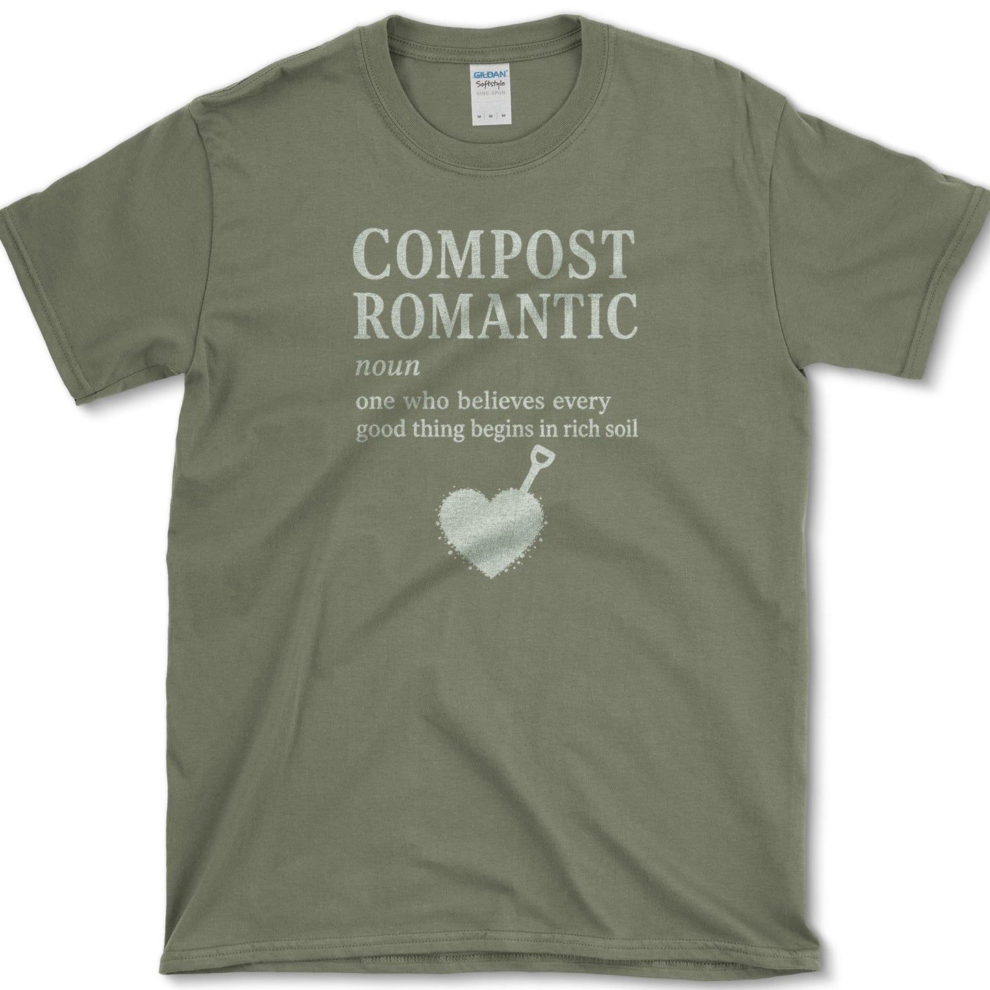 Compost Romantic T-Shirt S / Military Green Essential Tees