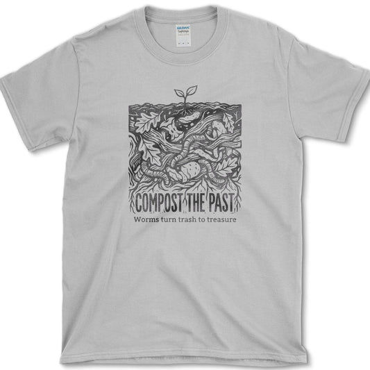 Compost The Past T-Shirt Essential Tees / S / Sport Grey Physical Item