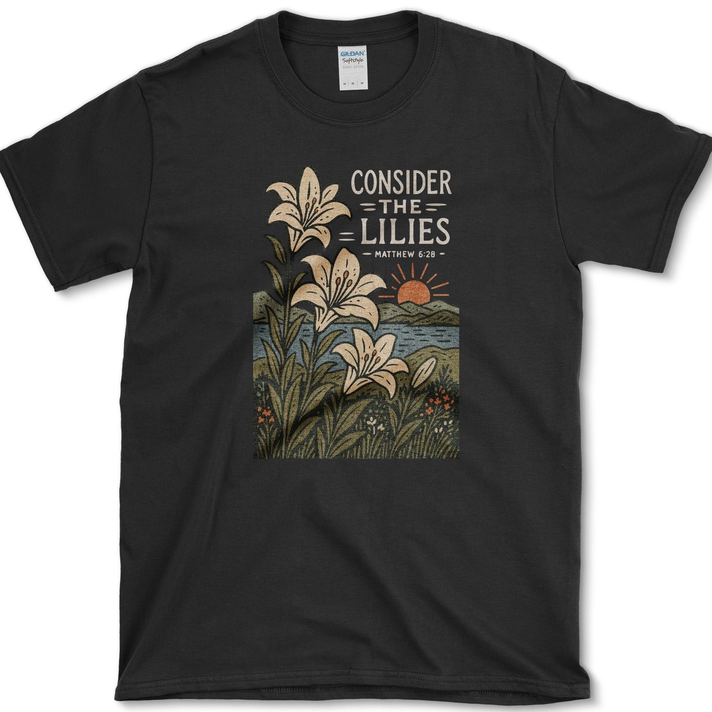 Consider Lilies T-Shirt Black / S Essential Tees