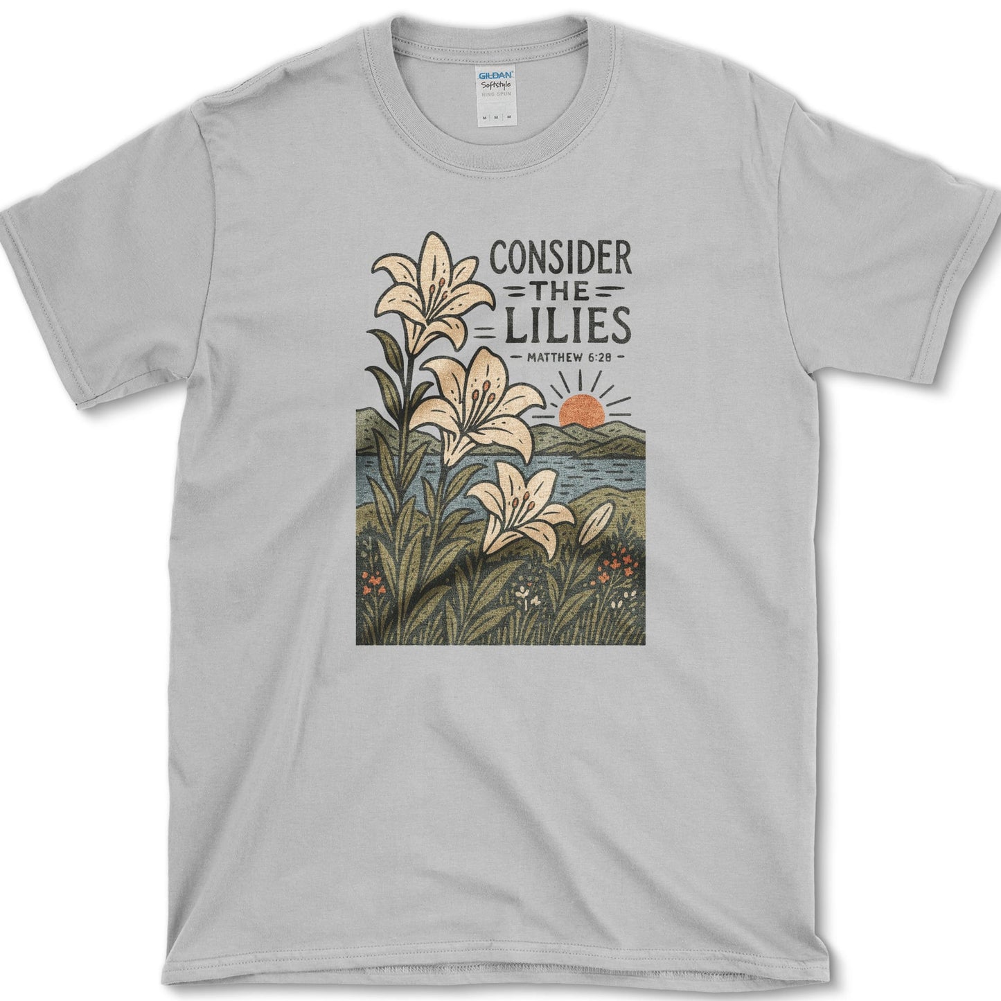 Consider Lilies T-Shirt Sport Grey / S Essential Tees