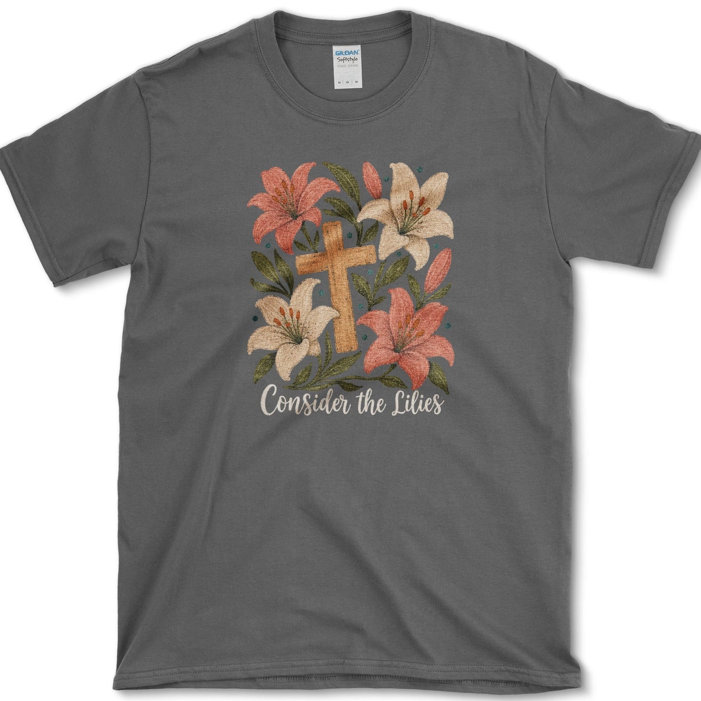 Consider the Lilies T-Shirt S / Dark Heather Essential Tees