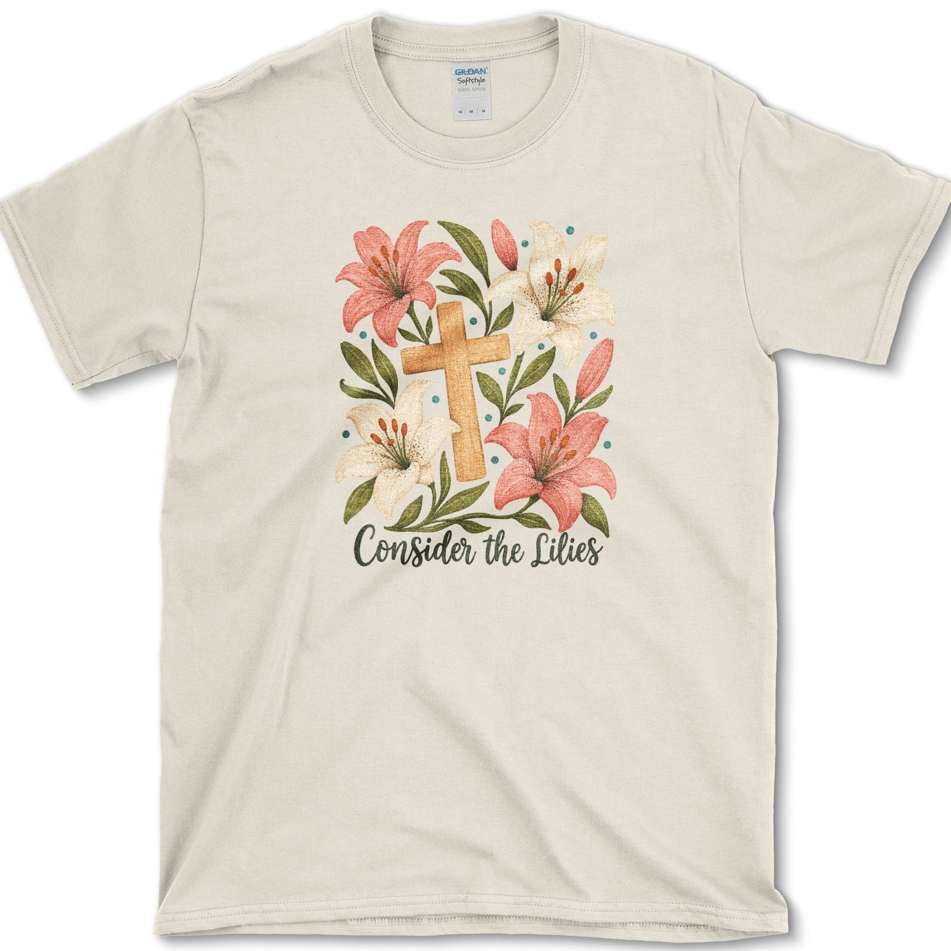 Consider the Lilies T-Shirt S / Natural Essential Tees