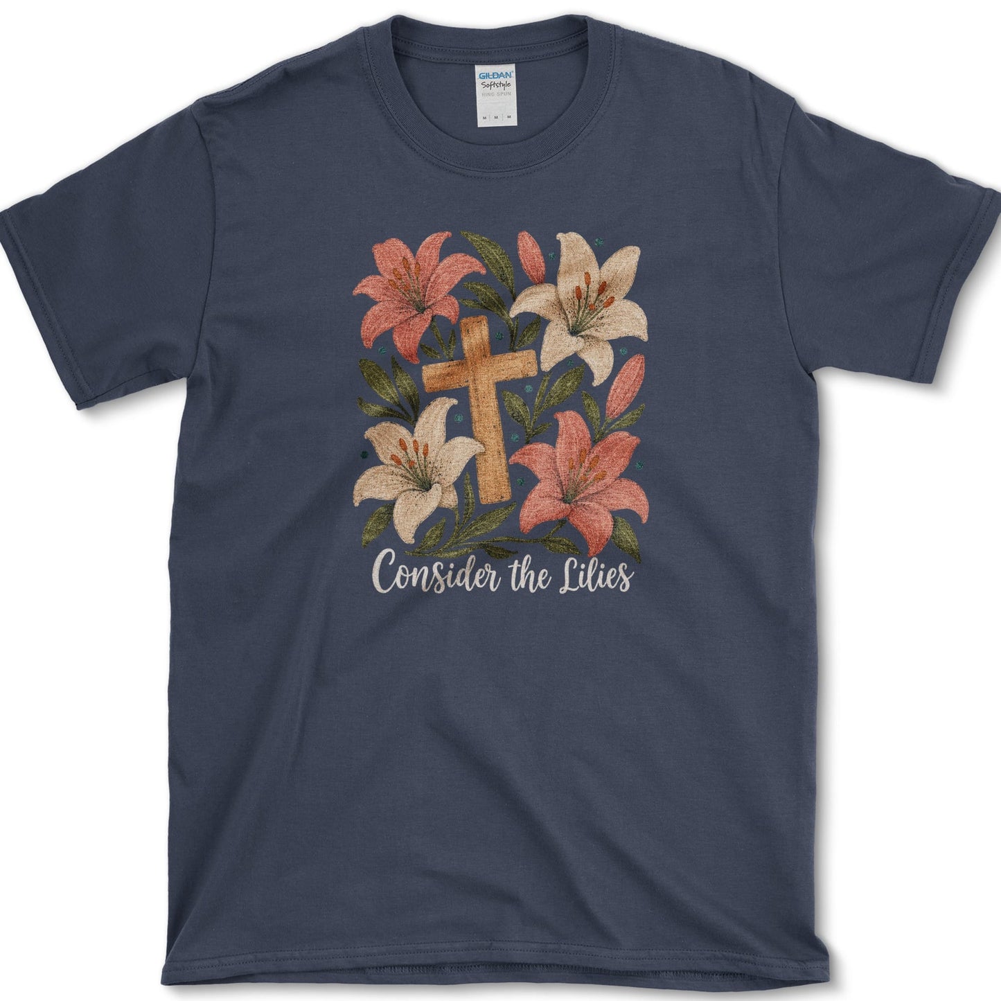 Consider the Lilies T-Shirt S / Navy Essential Tees