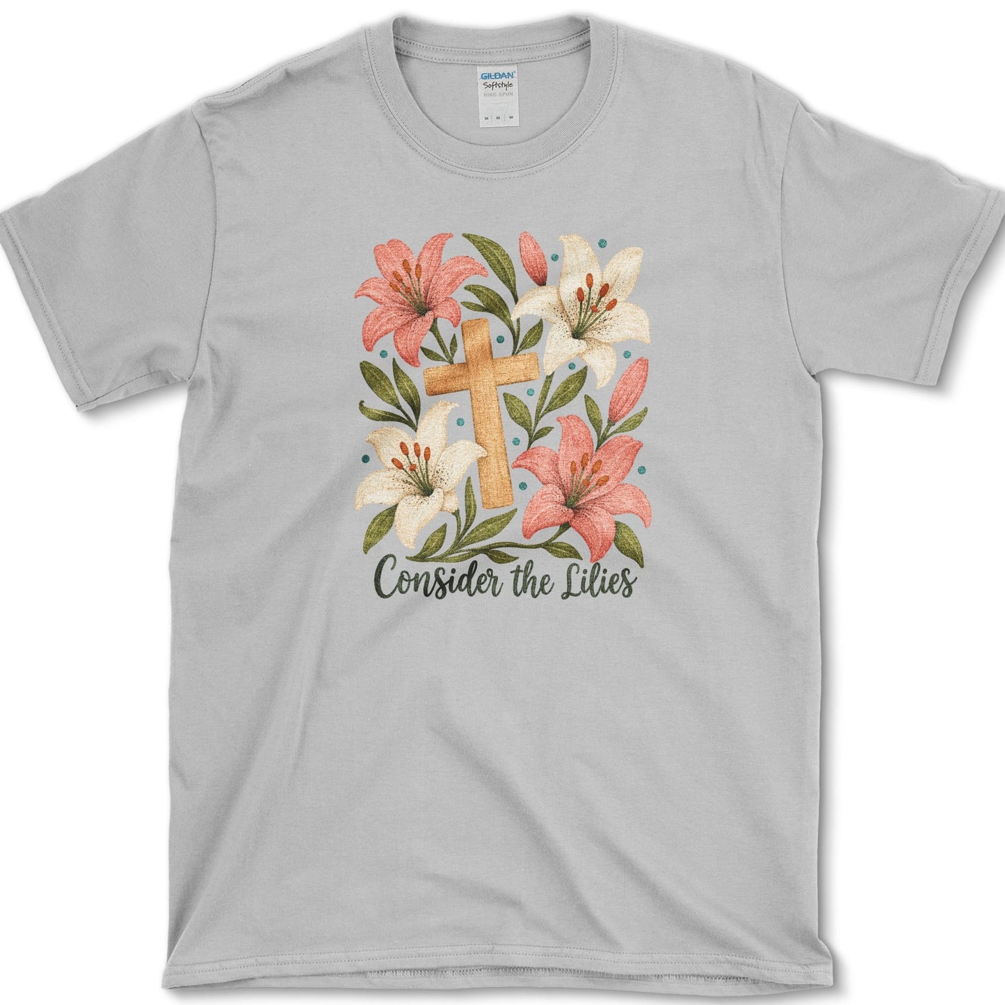 Consider the Lilies T-Shirt S / Sport Grey Essential Tees