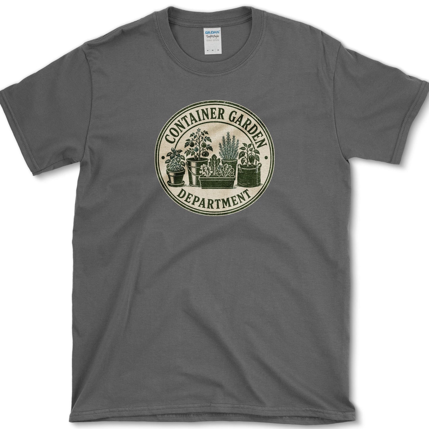Container Garden Department T-Shirt S / Dark Heather Essential Tees