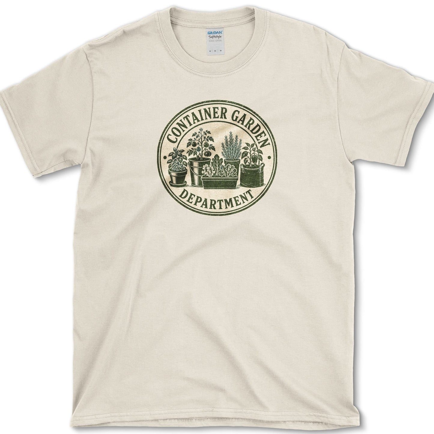 Container Garden Department T-Shirt S / Natural Essential Tees