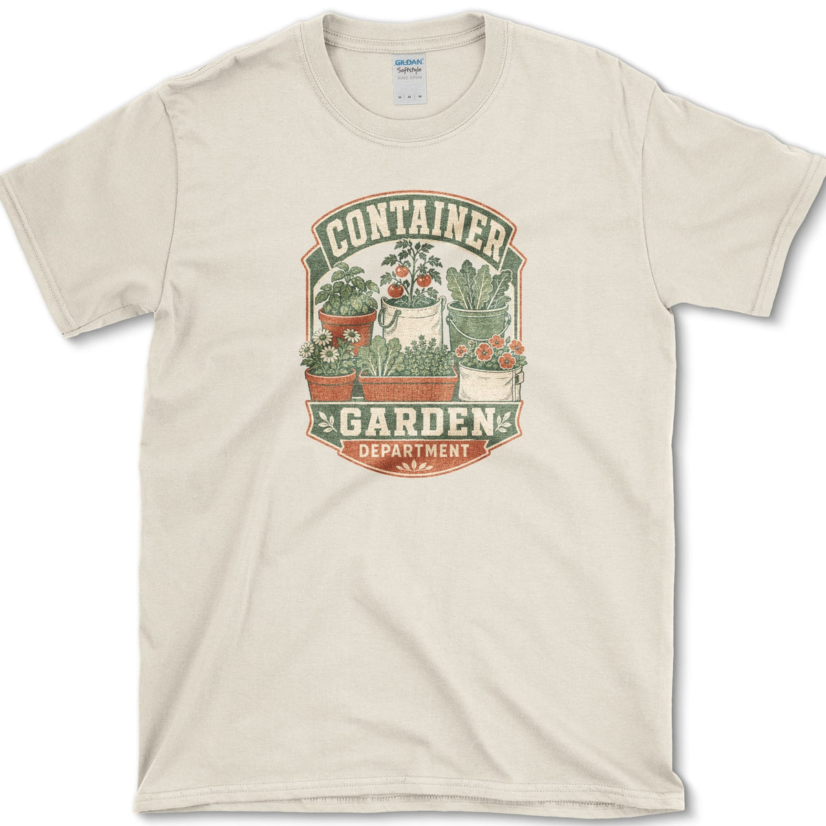 Container Garden Department T-Shirt S / Natural Essential Tees