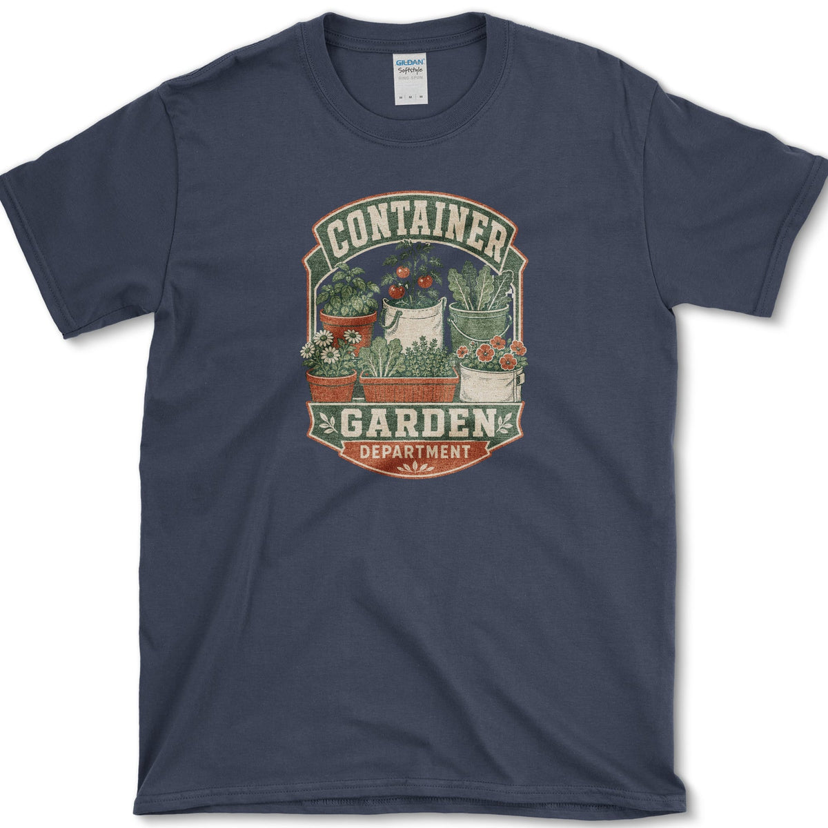 Container Garden Department T-Shirt S / Navy Essential Tees