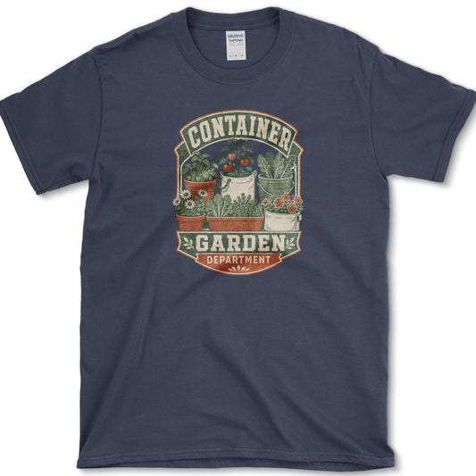 Container Garden Department T-Shirt S / Navy Essential Tees