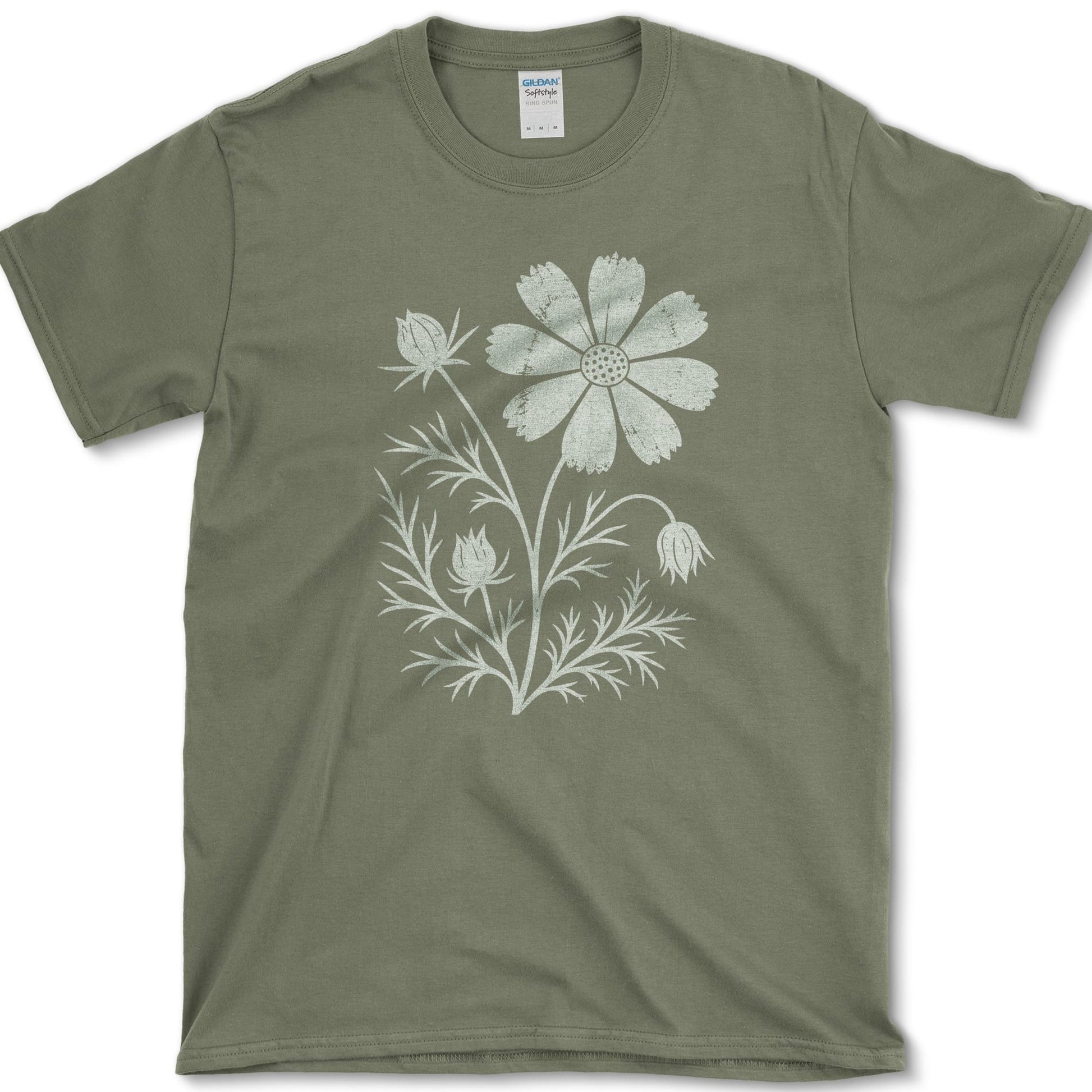Cosmos T-Shirt S / Military Green Essential Tees