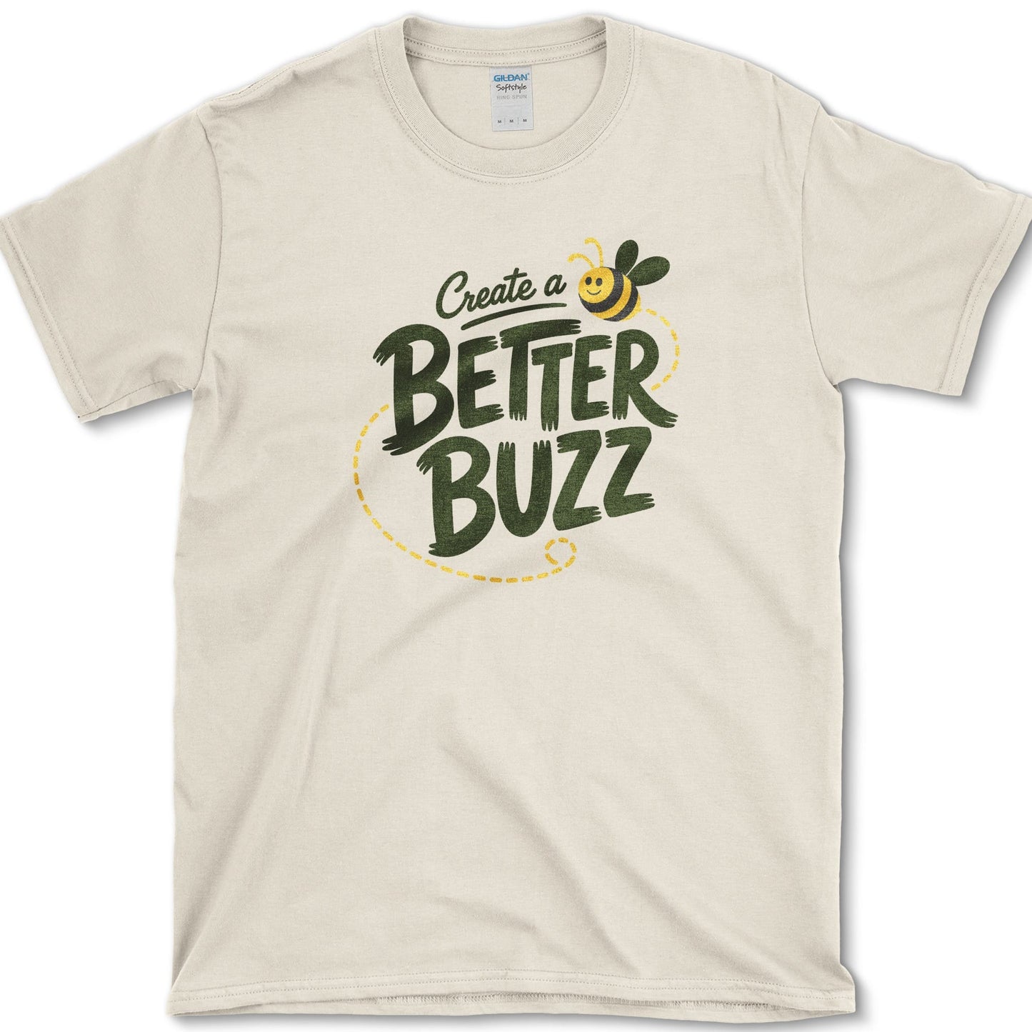 Create Better Buzz T-Shirt S / Natural Essential Tees