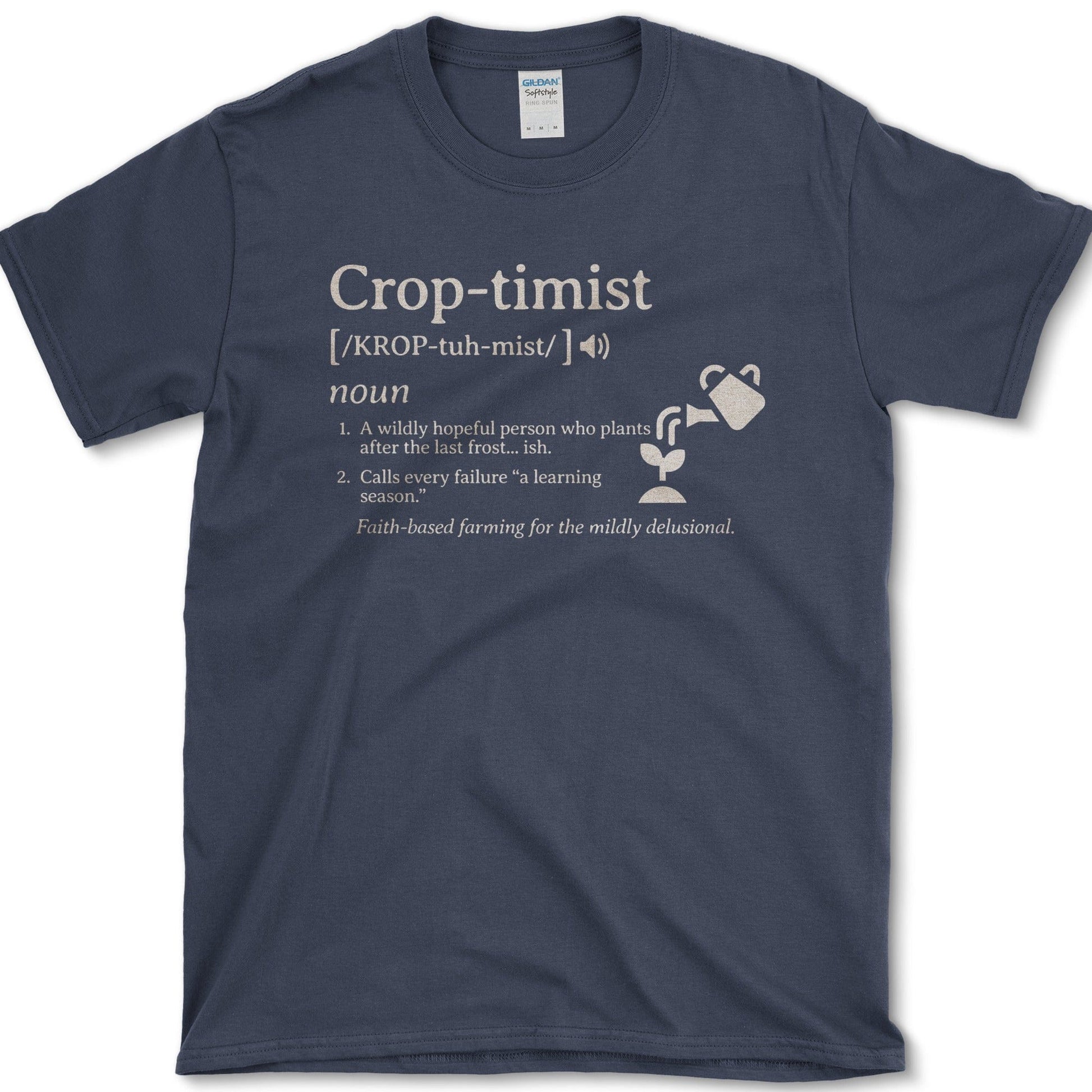 Crop-timist T-Shirt Essential Tees / S / Navy Physical Item