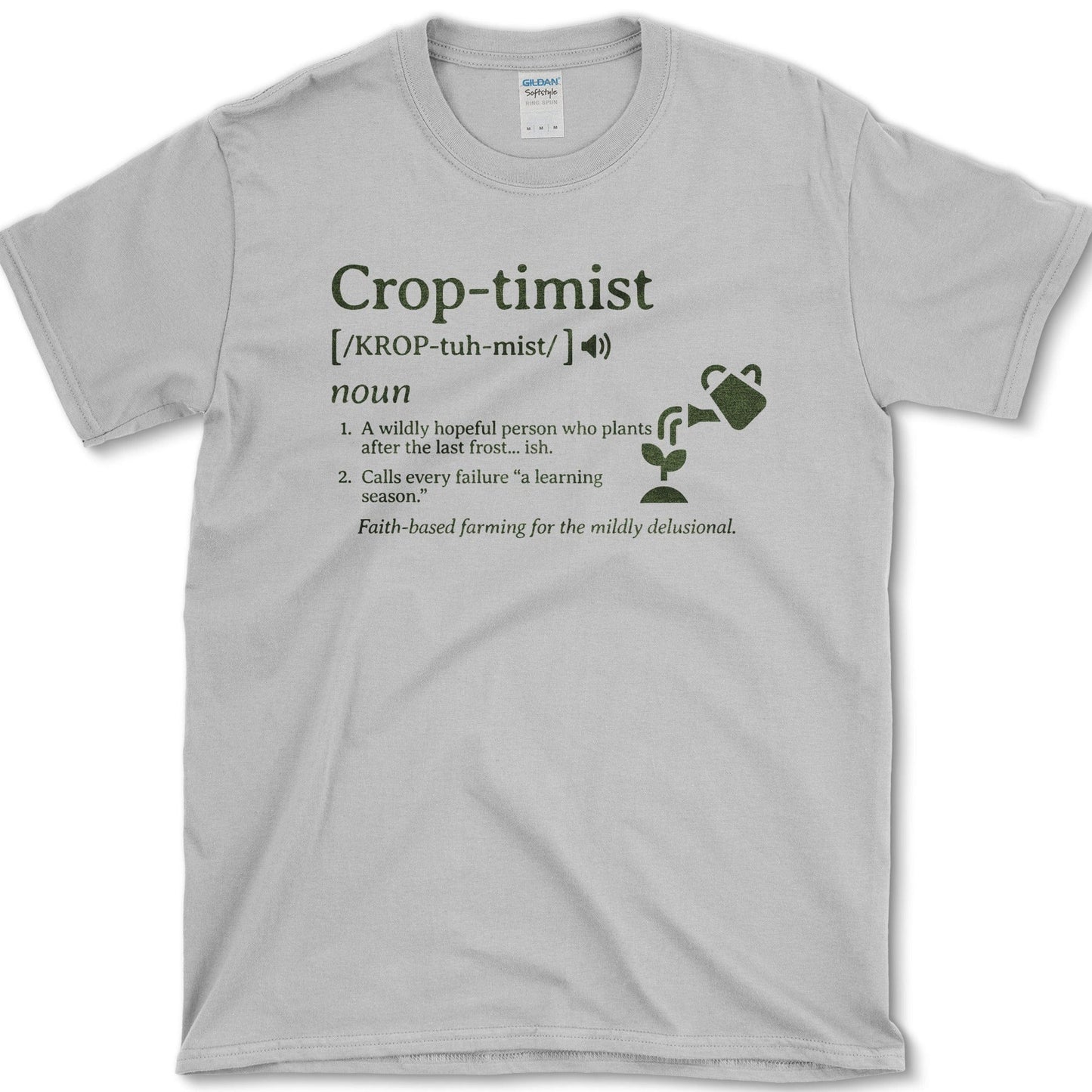 Crop-timist T-Shirt Essential Tees / S / Sport Grey Physical Item