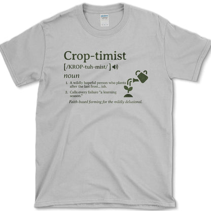 Crop-timist T-Shirt Essential Tees / S / Sport Grey Physical Item