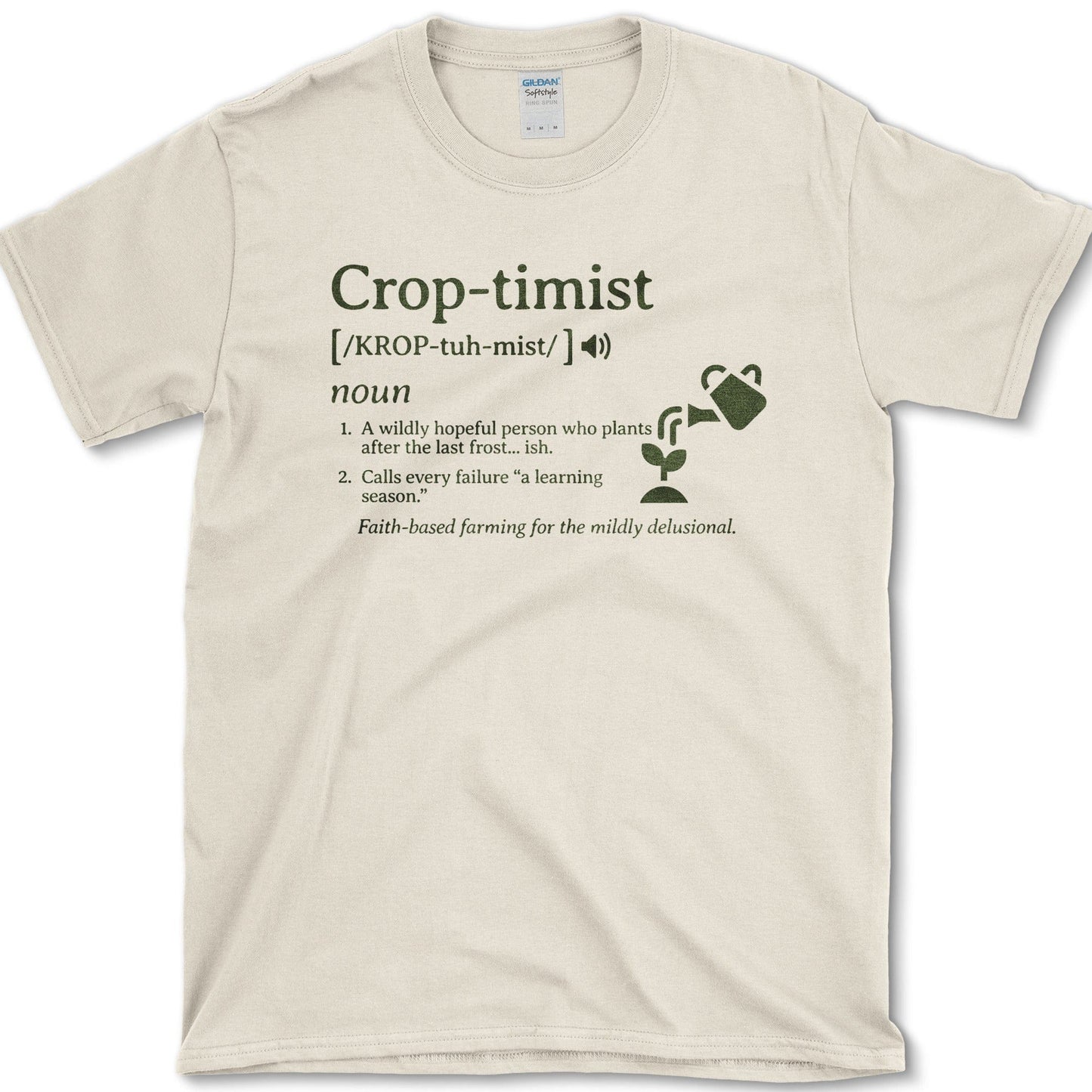 Crop-timist T-Shirt Physical Item