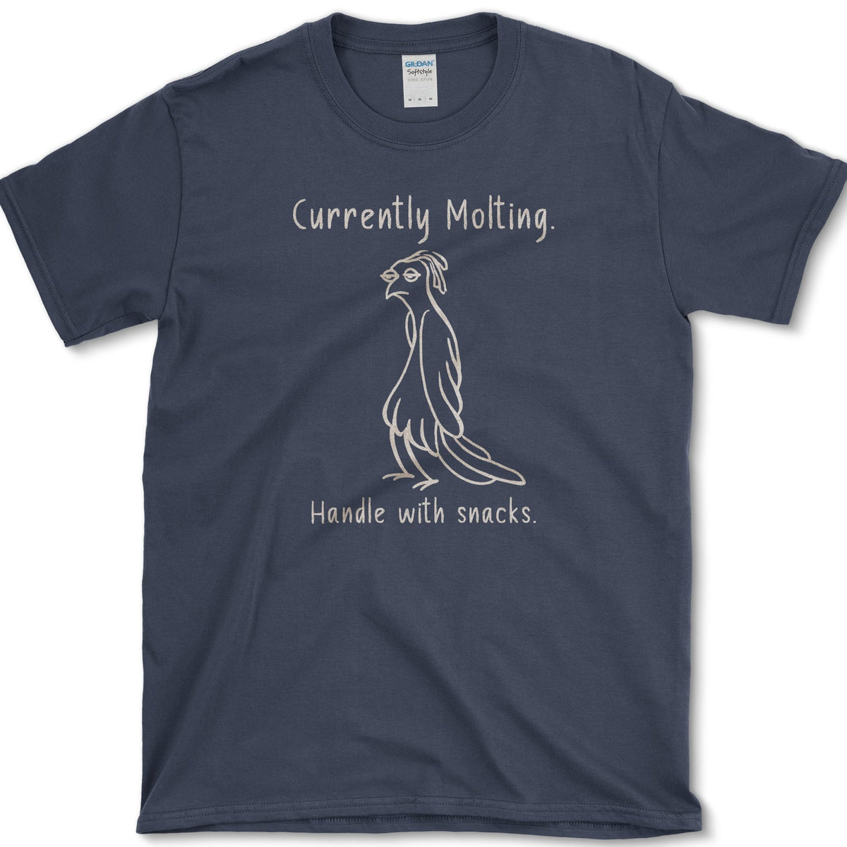 Currently Molting T-Shirt Navy / S Essential Tees