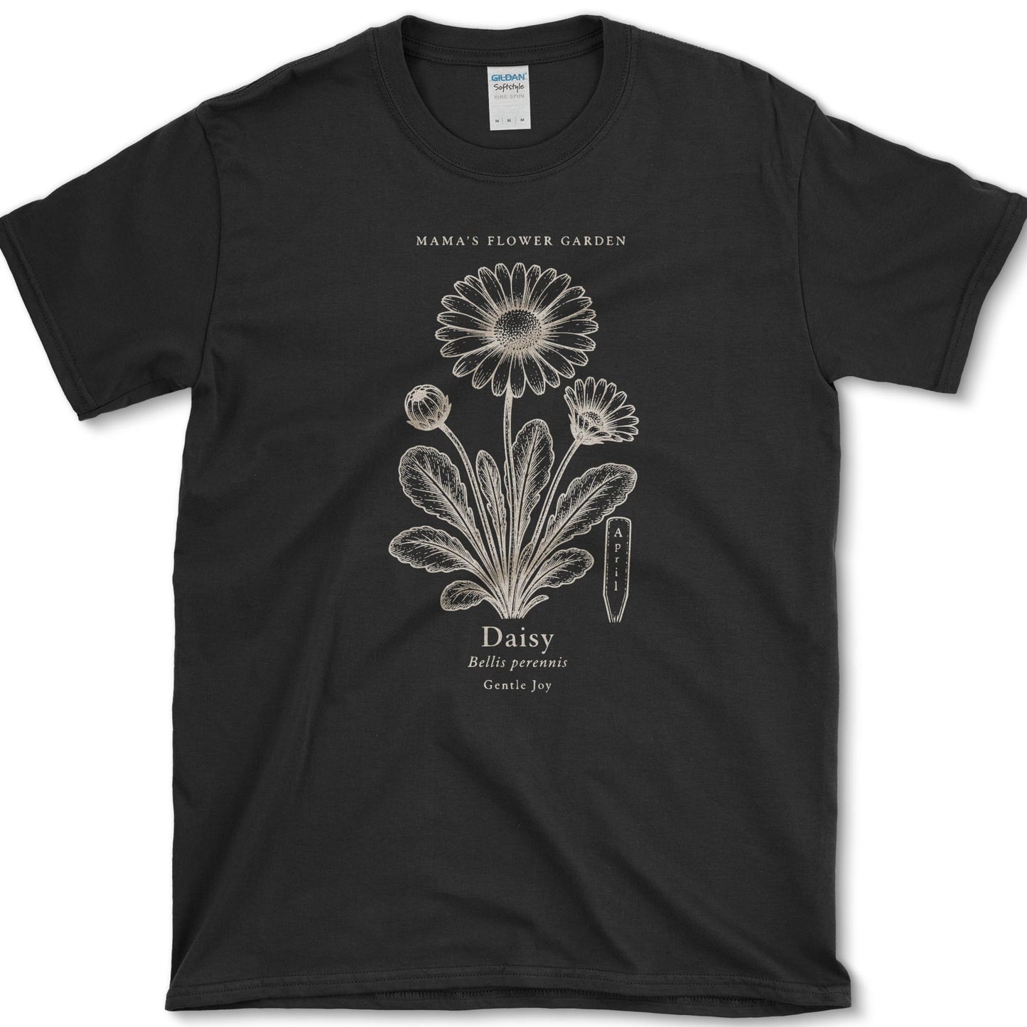 Daisy T-Shirt S / Black Essential Tees