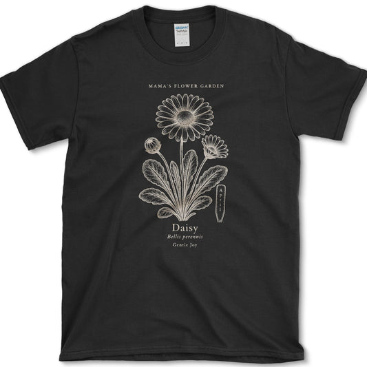Daisy T-Shirt S / Black Essential Tees