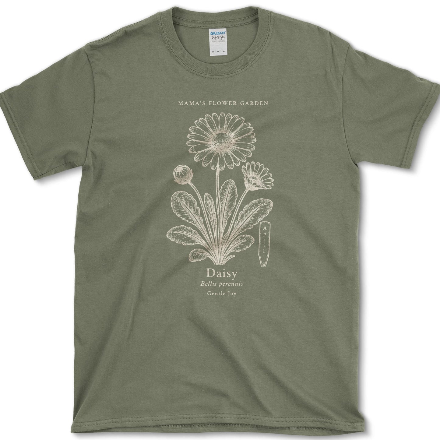 Daisy T-Shirt S / Military Green Essential Tees