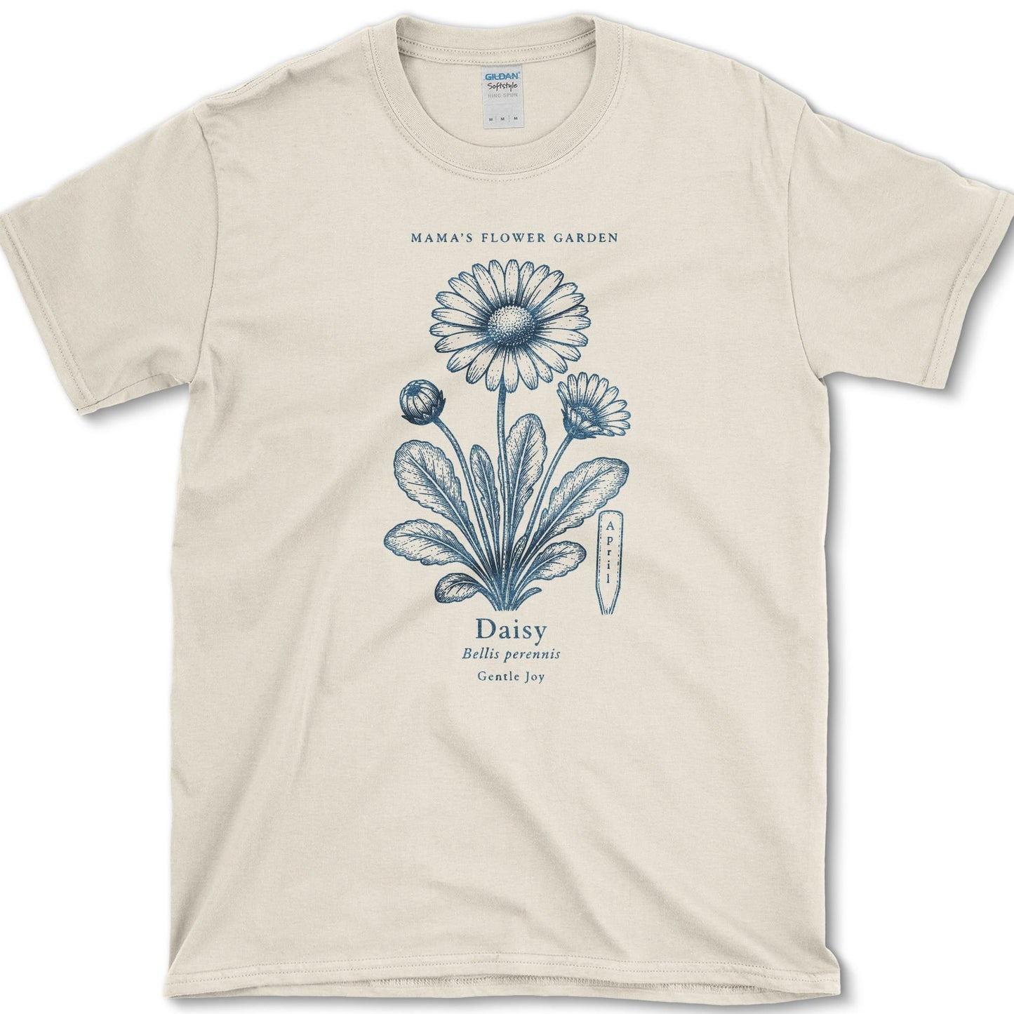Daisy T-Shirt S / Natural Essential Tees
