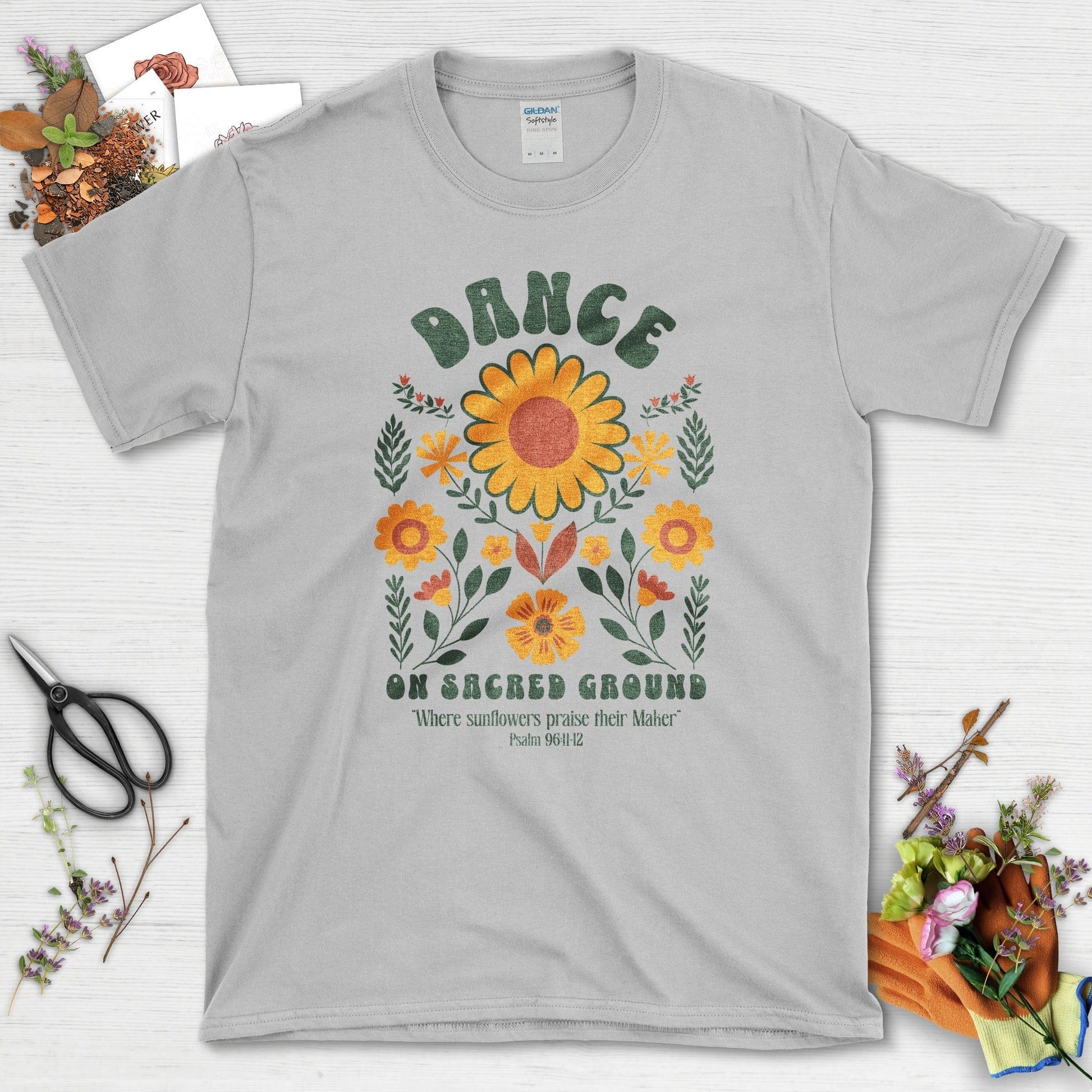 Dance on Sacred Ground T-Shirt Essential Tees / S / Sport Grey Physical Item