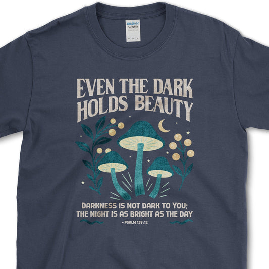 Dark Holds Beauty T-Shirt Essential Tees / S / Navy Physical Item