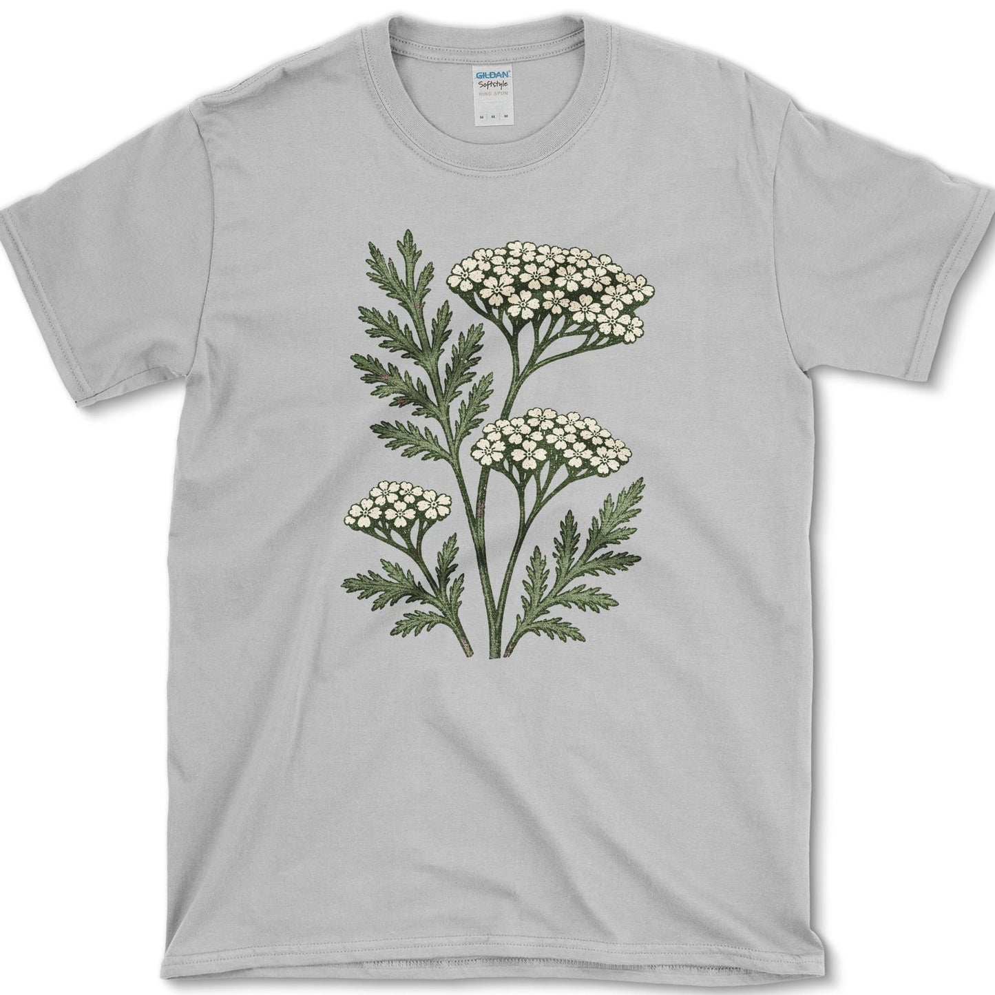 Yarrow design featuring yarrow artwork on a t-shirt