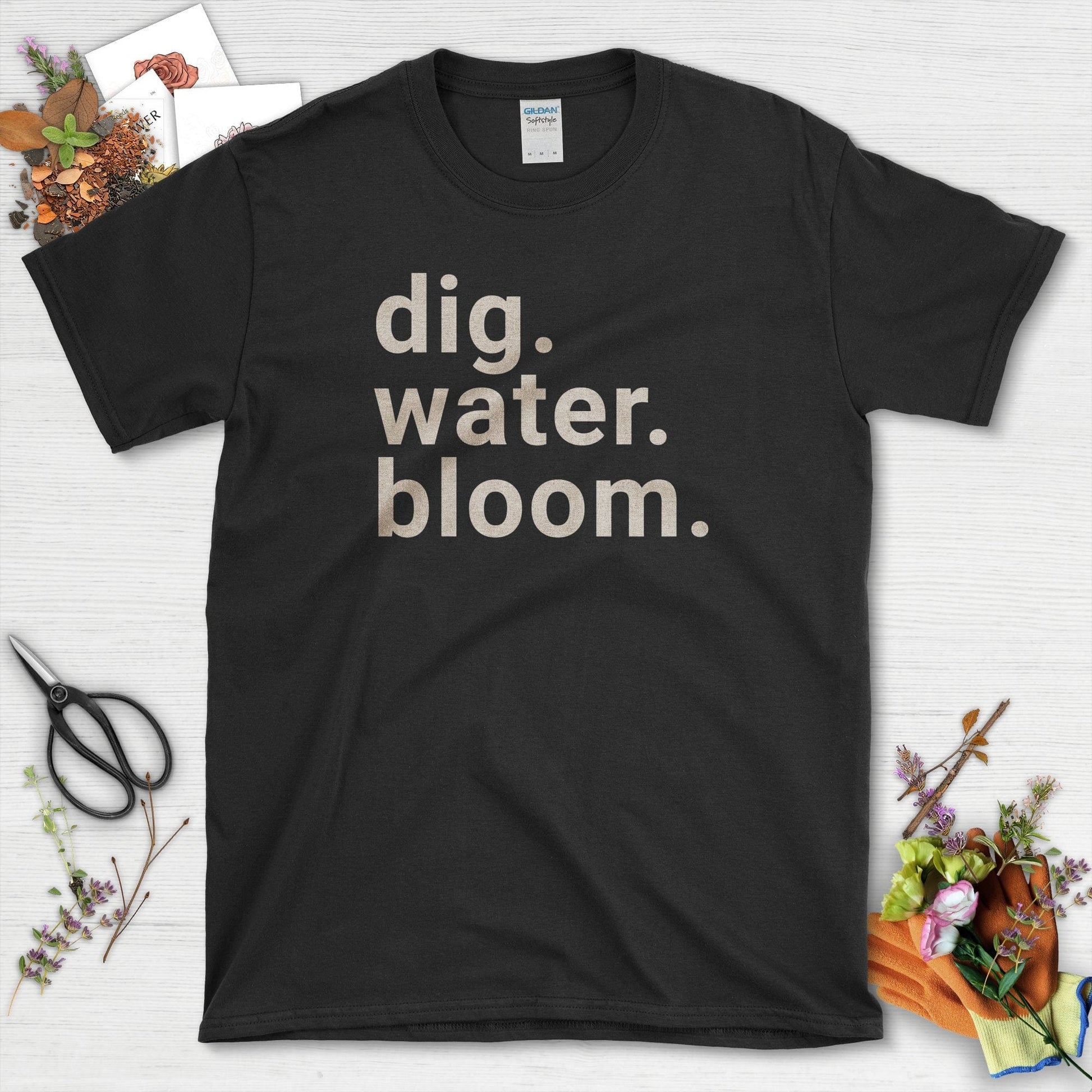 Dig Water Bloom T-Shirt Black / S T-Shirt