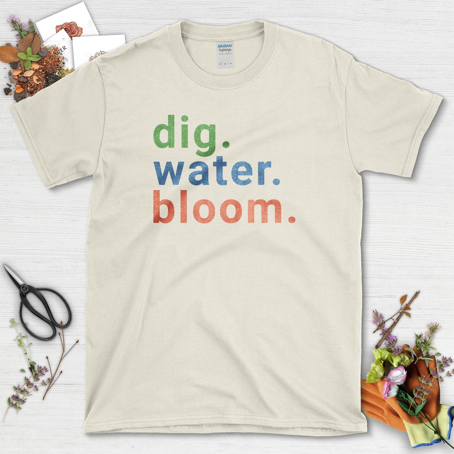 Dig Water Bloom T-Shirt Natural / M T-Shirt