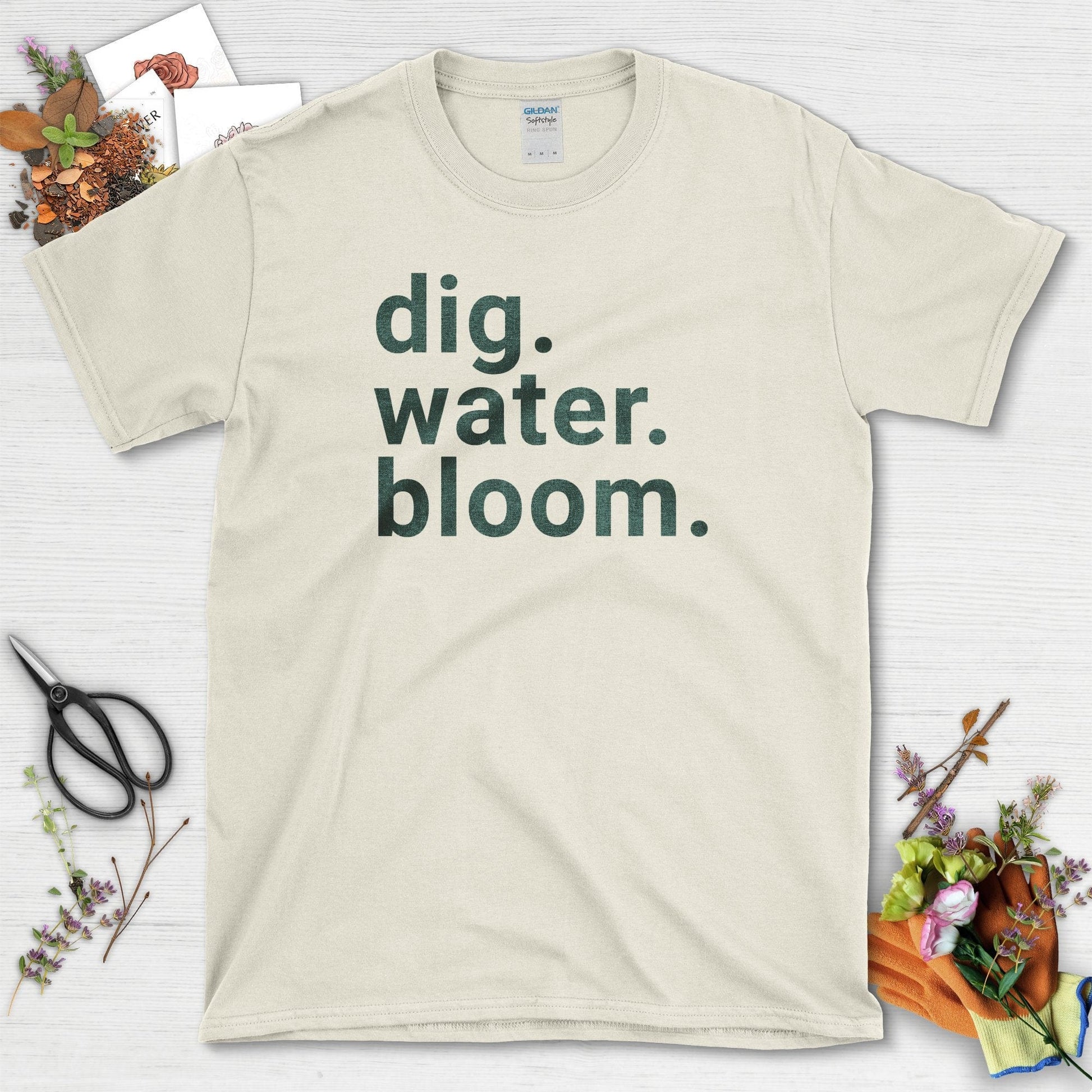 Dig Water Bloom T-Shirt Natural / S T-Shirt