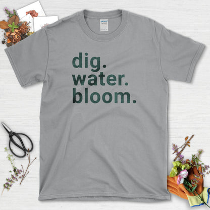 Dig Water Bloom T-Shirt Sport Grey / S T-Shirt
