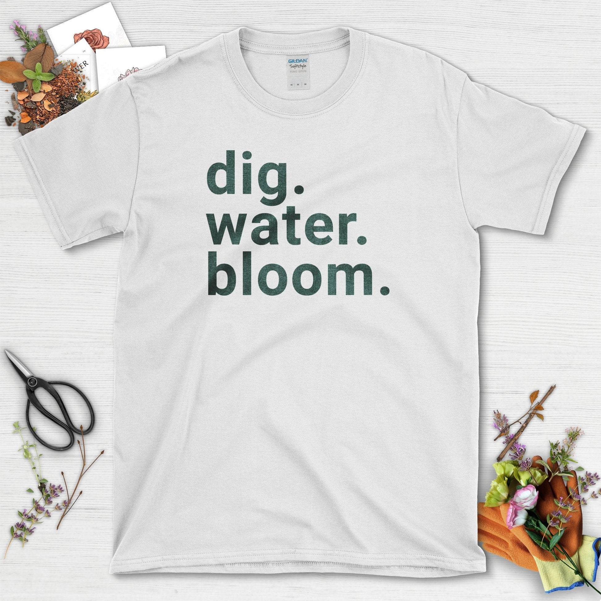 Dig Water Bloom T-Shirt White / S T-Shirt