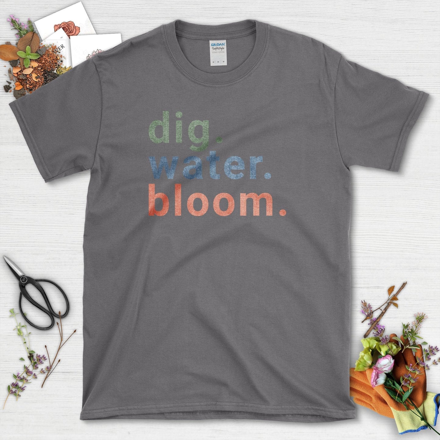 Dig Water Bloom Youth T-Shirt Youth T-Shirt / XS / Charcoal Physical Item
