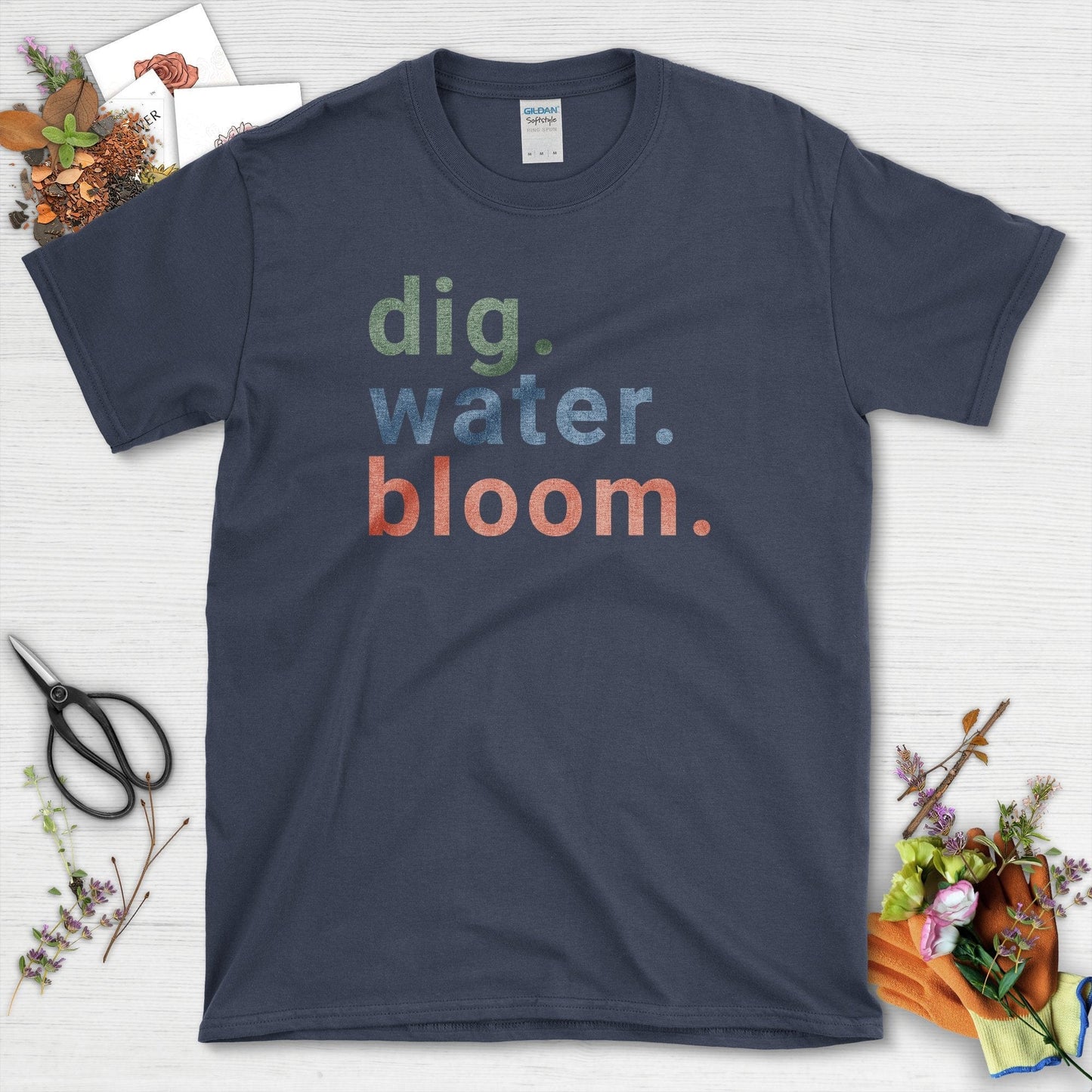 Dig Water Bloom Youth T-Shirt Youth T-Shirt / XS / Navy Physical Item