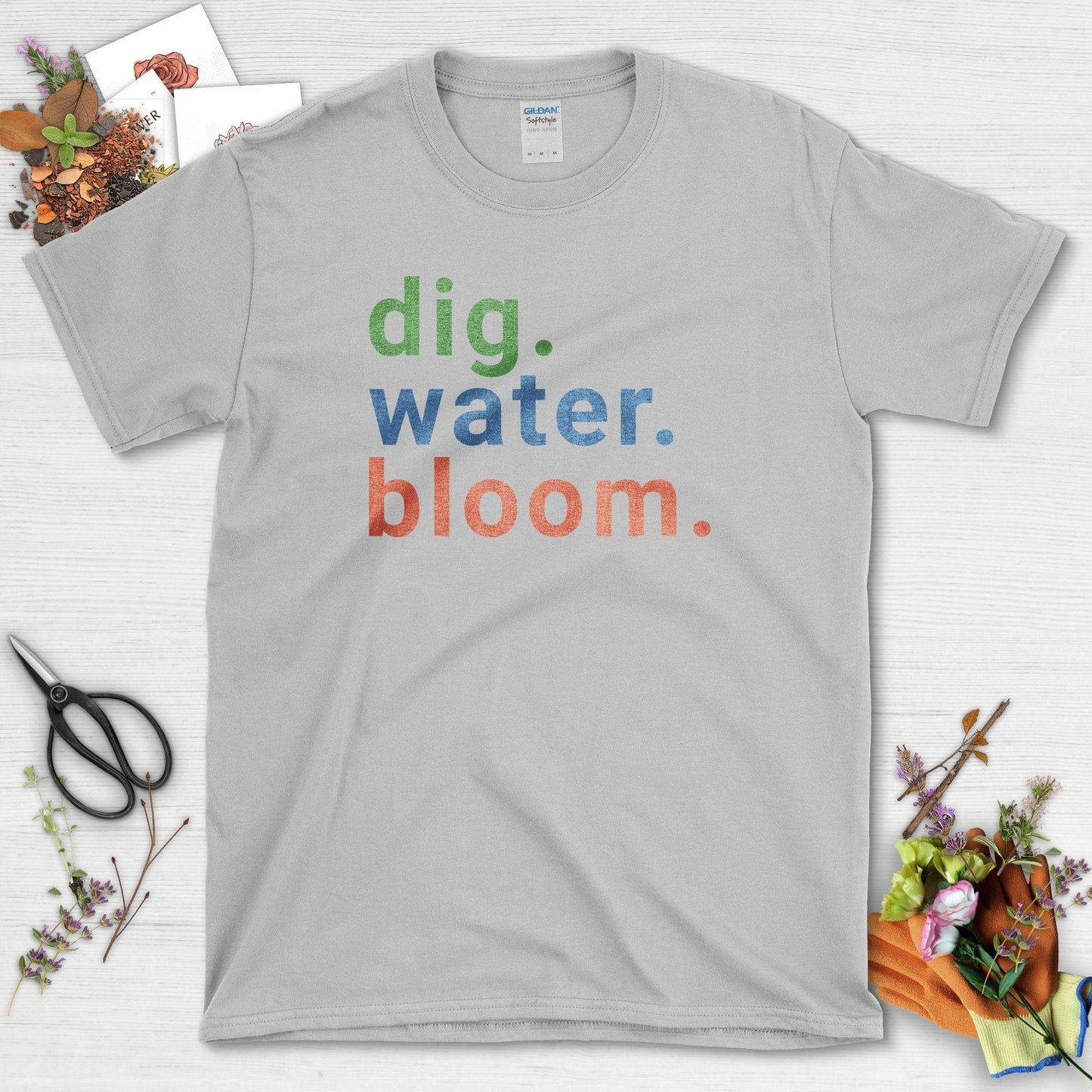 Dig Water Bloom Youth T-Shirt Youth T-Shirt / XS / Sport Grey Physical Item