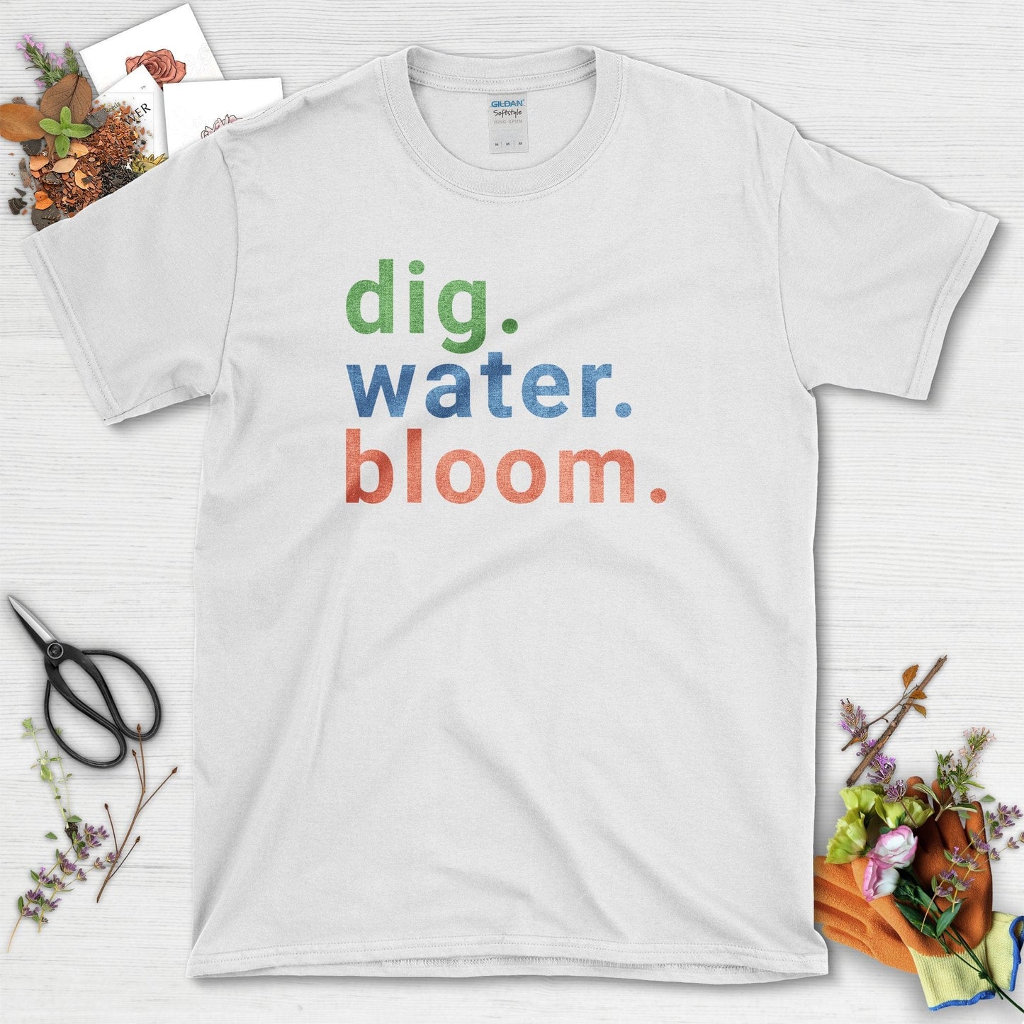 Dig Water Bloom Youth T-Shirt Youth T-Shirt / XS / White Physical Item