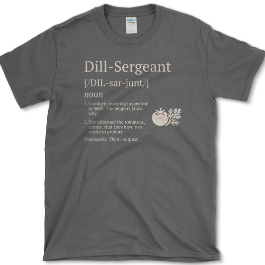 Dill Sergeant T-Shirt S / Dark Heather / Essential Tees Essential Tees