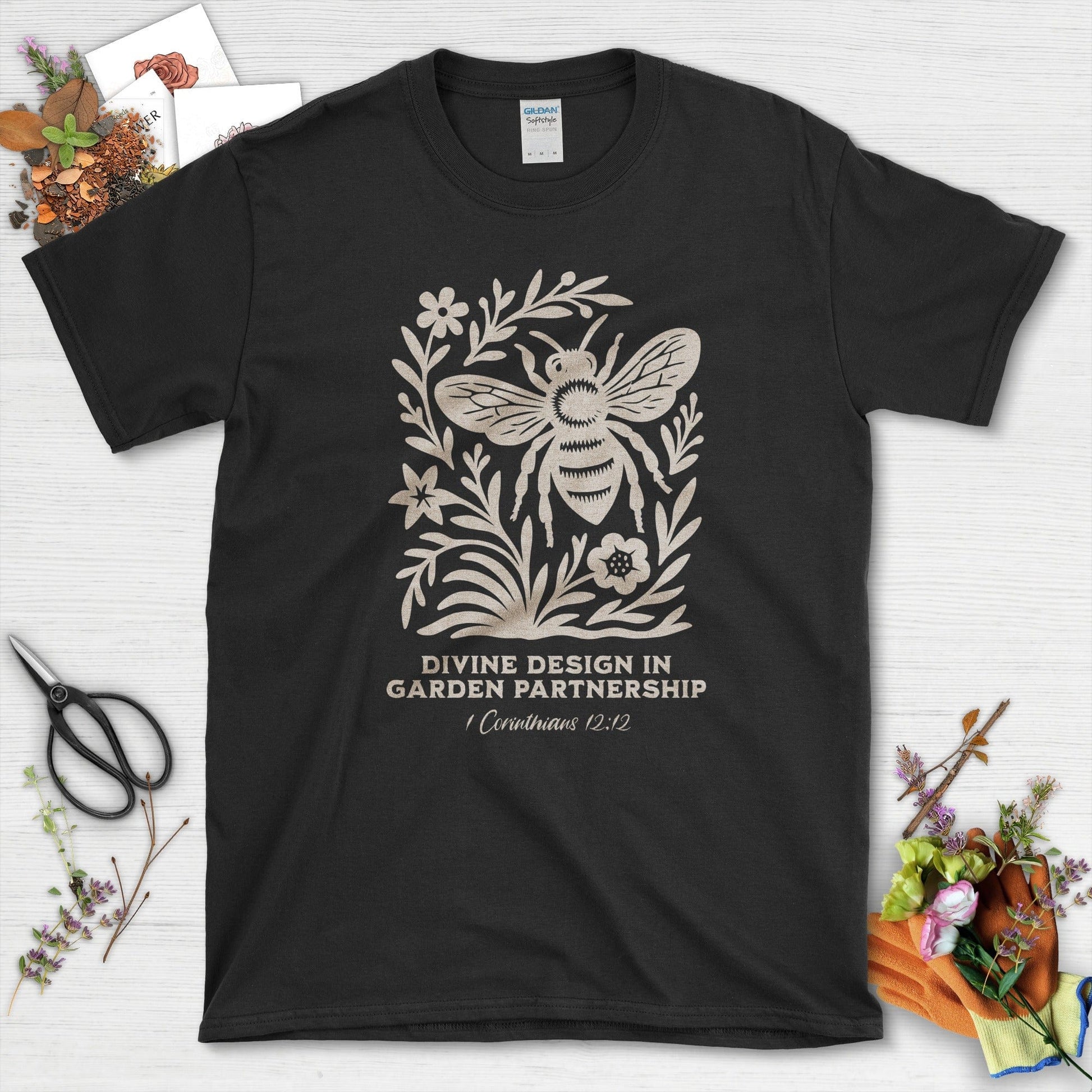 Divine Partnership T-Shirt Black / S Essential Tees